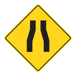Roadway Narrows