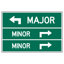 Three Destinations - Major & Minor