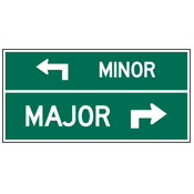 Two Destinations - One Prov Highway / Public Road