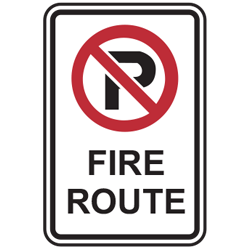 No Parking With Message