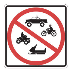 No Motorized Vehicles