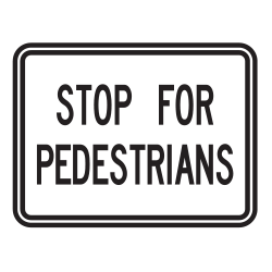 Stop For Pedestrian Tab