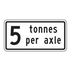 Load Restriction Weight Tab