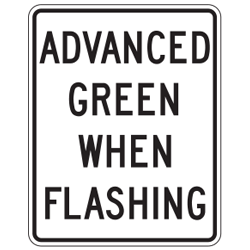 Advance Green When Flashing