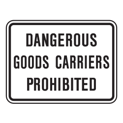Dangerous Goods Prohibited Tab