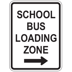 School Bus Loading Zone