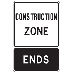 Construction Zone Begins / Ends