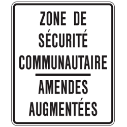 Community Safety Zone (French)