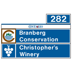 Freeway Rural Major Attractions