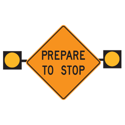Prepare To Stop - to be used with flashers