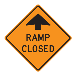 Ramp Closed Ahead