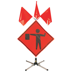 Temporary Roll Up Sign System