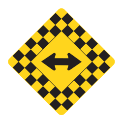 Checkerboard With Double Arrow
