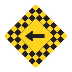 Checkerboard With Single Arrow