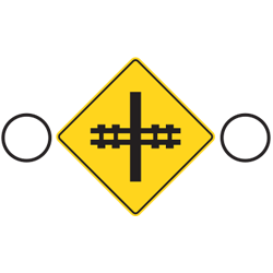 Railway Crossing Ahead